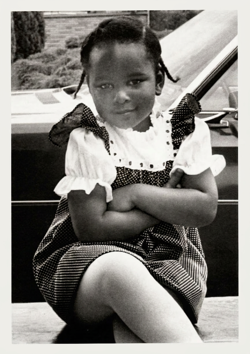 Deirdre as a young child — Alma's daughter